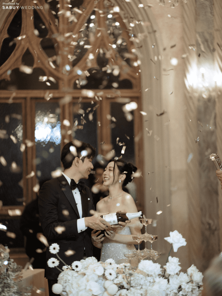  รีวิวงานแต่ง Timeless White สวยโรแมนติก คลาสสิคกลางมวลดอกไม้ @ Chivalry's Story