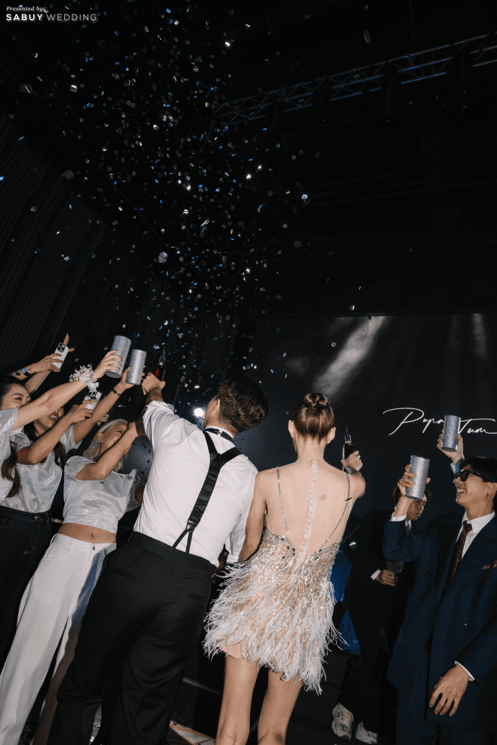 รีวิวงานแต่งธีมสี Metallic ฟีลปาร์ตี้ จัดเต็มแสงสีเสียง @ SO/ BANGKOK