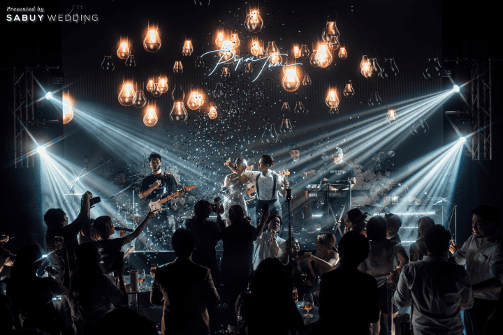 รีวิวงานแต่งธีมสี Metallic ฟีลปาร์ตี้ จัดเต็มแสงสีเสียง @ SO/ BANGKOK