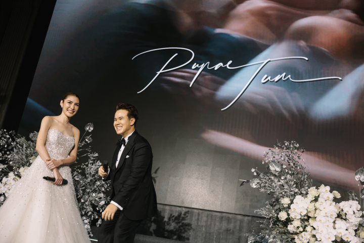 รีวิวงานแต่งธีมสี Metallic ฟีลปาร์ตี้ จัดเต็มแสงสีเสียง @ SO/ BANGKOK