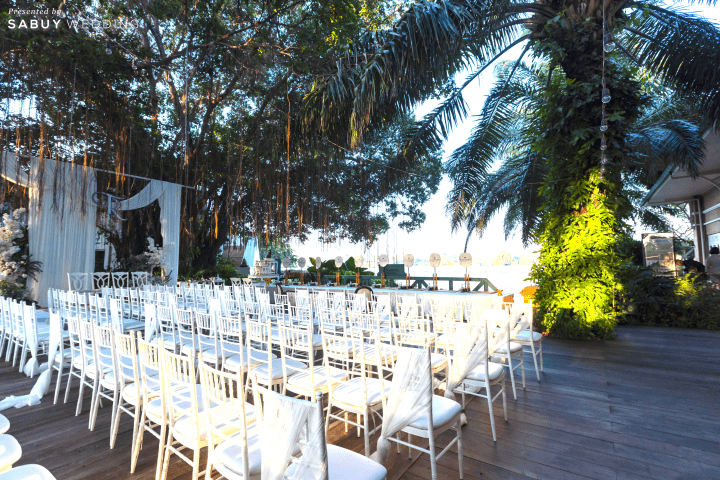  รีวิวงานแต่งฟีล Staycation จัดงานชิลในสวนริมน้ำ @ Kalanan Riverside Resort