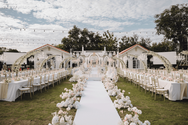  รีวิวงานแต่ง คุณพู่กัน & คุณรุสลัน คู่รักอินฟลูดัง งานสวยอลังจนไวรัล by Sweet Blossom Organizer