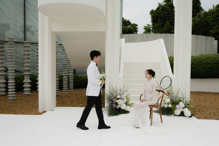  รีวิวงานแต่งจากกีฬาที่บ่าวสาวรัก ดีเทลลูกกอล์ฟ-เทนนิสสุดเก๋  By Chivalry’s Story