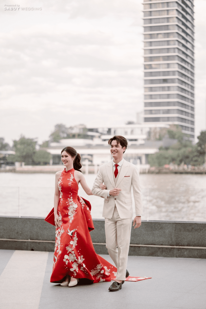  รีวิวงานแต่งโทน Soft & Warm มู้ดภาพดีวิวแม่น้ำเจ้าพระยา @ Chatrium Hotel Riverside Bangkok