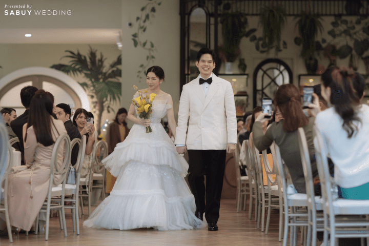  รีวิวงานแต่งบรรยากาศ Cozy แสง Daylight ของบ่าวสาวสายอินโทรเวิร์ตที่ใส่ใจแขกสุดๆ @ The Botanical House Bangkok