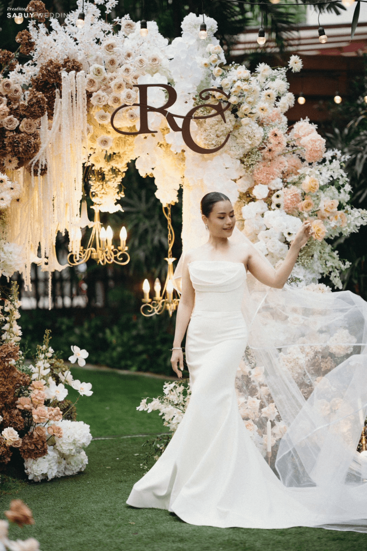 รีวิวงานแต่ง Vow Ceremony ในสวนใจกลางเมือง ธีมเอิร์ธโทนที่เจ้าสาวลงมือทำเองทุกดีเทล @ Marriott Executive Apartments Sukhumvit Park Bangkok