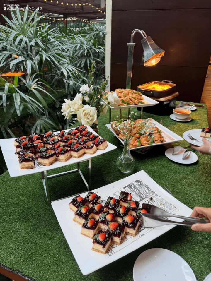 รีวิวงานแต่ง Vow Ceremony ในสวนใจกลางเมือง ธีมเอิร์ธโทนที่เจ้าสาวลงมือทำเองทุกดีเทล @ Marriott Executive Apartments Sukhumvit Park Bangkok