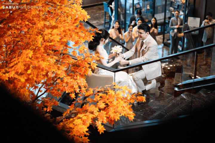  รีวิวงานแต่งอบอุ่นบรรยากาศ Glass House ดีไซน์สวยอลังจากฉากหนังที่ชอบ @ The Okura Prestige Bangkok