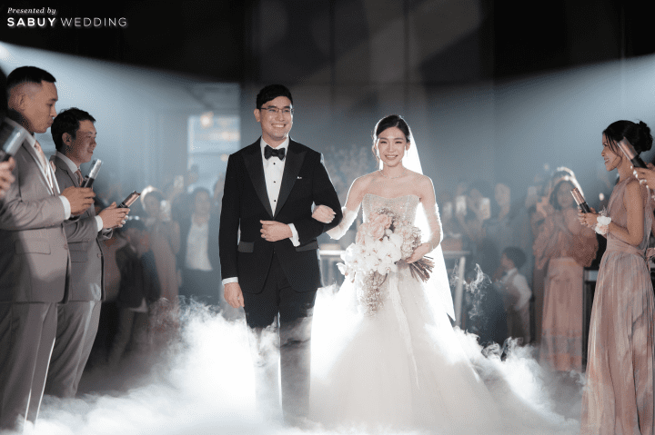  รีวิวงานแต่งอบอุ่นบรรยากาศ Glass House ดีไซน์สวยอลังจากฉากหนังที่ชอบ @ The Okura Prestige Bangkok