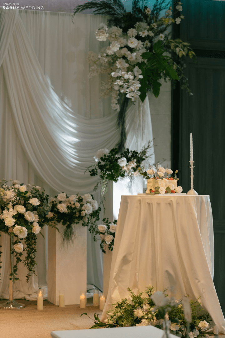 รีวิวงานแต่งฟีลสวนสุดไพรเวท พร้อมไอเดียเก๋ “ให้แขกทานอาหารก่อนเริ่มพิธี” @ Bliston Suwan Park View Hotel & Serviced Residence