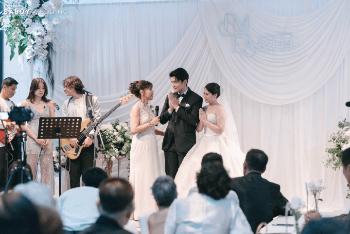 รีวิวงานแต่งฟีลสวนสุดไพรเวท พร้อมไอเดียเก๋ “ให้แขกทานอาหารก่อนเริ่มพิธี” @ Bliston Suwan Park View Hotel & Serviced Residence