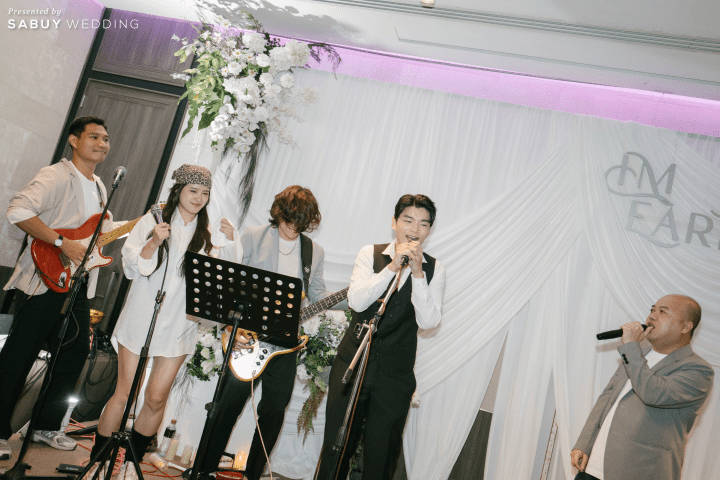 รีวิวงานแต่งฟีลสวนสุดไพรเวท พร้อมไอเดียเก๋ “ให้แขกทานอาหารก่อนเริ่มพิธี” @ Bliston Suwan Park View Hotel & Serviced Residence