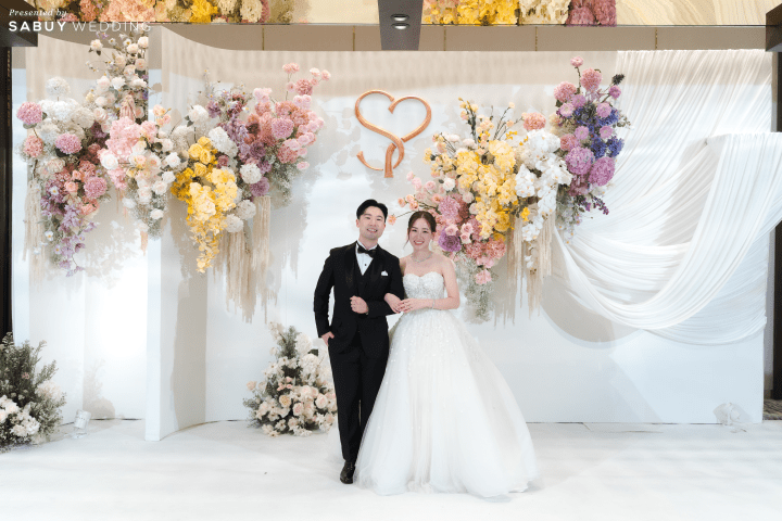  รีวิวงานแต่ง Colorful Pastel พร้อมโชว์เซอร์ไพรส์ และไฮไลต์ Drink List ของเจ้าบ่าว @ Chatrium Grand Bangkok