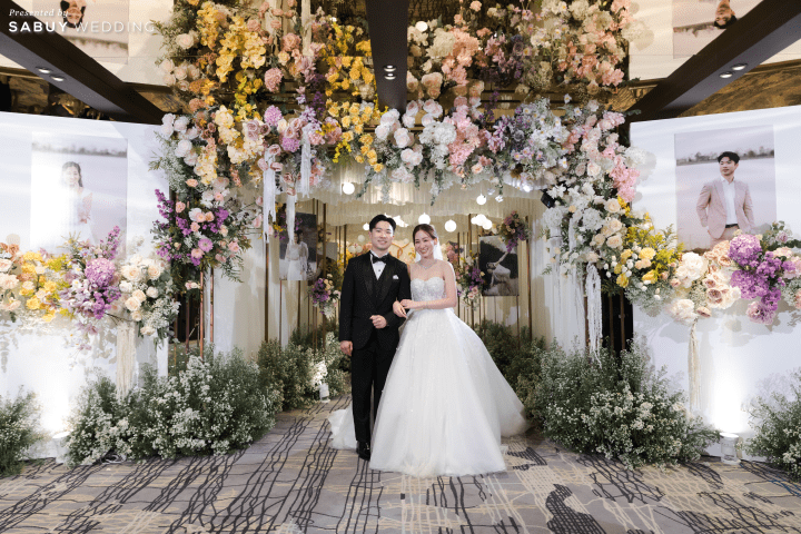  รีวิวงานแต่ง Colorful Pastel พร้อมโชว์เซอร์ไพรส์ และไฮไลต์ Drink List ของเจ้าบ่าว @ Chatrium Grand Bangkok