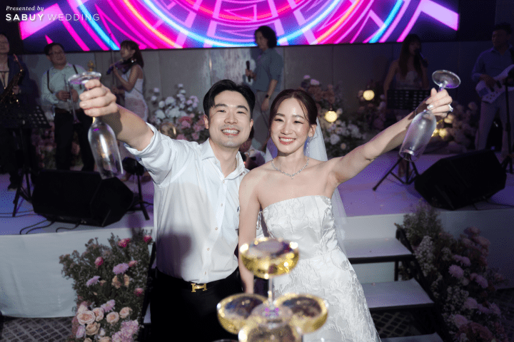  รีวิวงานแต่ง Colorful Pastel พร้อมโชว์เซอร์ไพรส์ และไฮไลต์ Drink List ของเจ้าบ่าว @ Chatrium Grand Bangkok