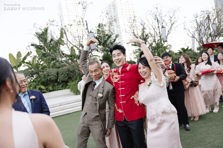  รีวิวงานแต่ง Soft Elegance จัดพิธีกระชับใน 1 ชั่วโมง พร้อมอาหารจีนแท้สไตล์เซี่ยงไฮ้จากห้องอาหาร Yao @ Bangkok Marriott Hotel The Surawongse