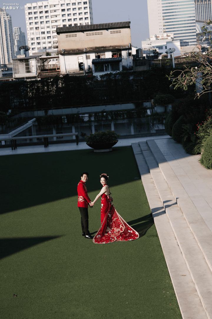  รีวิวงานแต่ง Soft Elegance จัดพิธีกระชับใน 1 ชั่วโมง พร้อมอาหารจีนแท้สไตล์เซี่ยงไฮ้จากห้องอาหาร Yao @ Bangkok Marriott Hotel The Surawongse