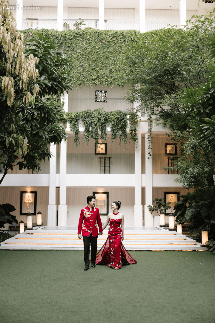  รีวิวงานแต่ง Soft Elegance จัดพิธีกระชับใน 1 ชั่วโมง พร้อมอาหารจีนแท้สไตล์เซี่ยงไฮ้จากห้องอาหาร Yao @ Bangkok Marriott Hotel The Surawongse