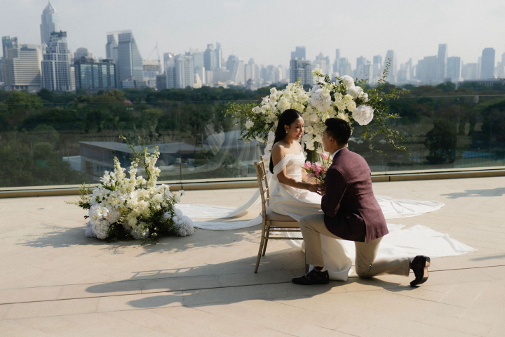  รีวิวงานแต่งธีม Burgundy Glam ครบทั้งพิธีจีน เลี้ยงฉลอง และปาร์ตี้สุดมันส์ by PaR Wedding Planner