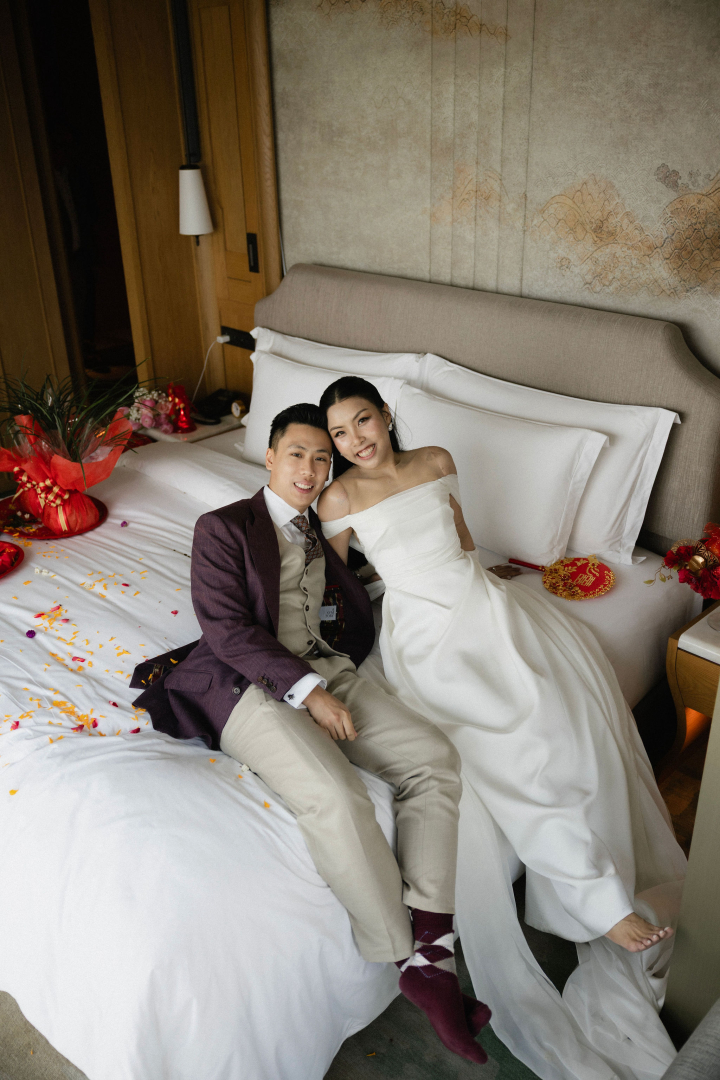  รีวิวงานแต่งธีม Burgundy Glam ครบทั้งพิธีจีน เลี้ยงฉลอง และปาร์ตี้สุดมันส์ by PaR Wedding Planner