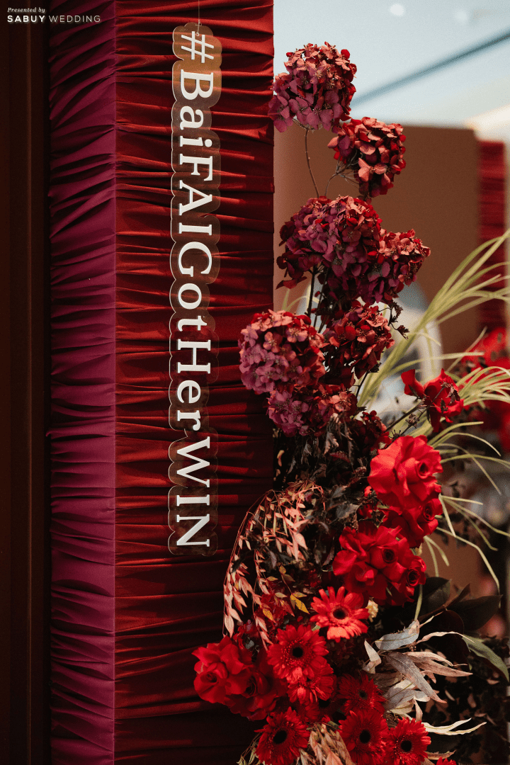  รีวิวงานแต่งธีม Burgundy Glam ครบทั้งพิธีจีน เลี้ยงฉลอง และปาร์ตี้สุดมันส์ by PaR Wedding Planner