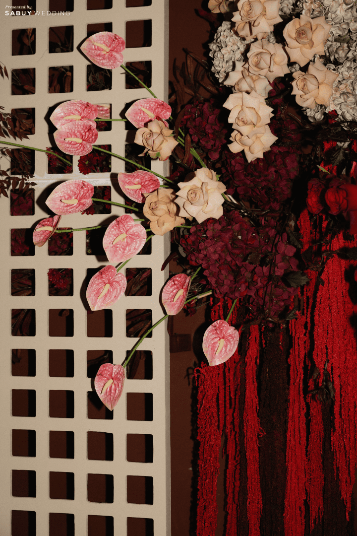  รีวิวงานแต่งธีม Burgundy Glam ครบทั้งพิธีจีน เลี้ยงฉลอง และปาร์ตี้สุดมันส์ by PaR Wedding Planner