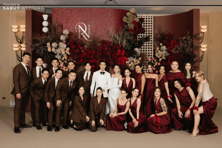  รีวิวงานแต่งธีม Burgundy Glam ครบทั้งพิธีจีน เลี้ยงฉลอง และปาร์ตี้สุดมันส์ by PaR Wedding Planner