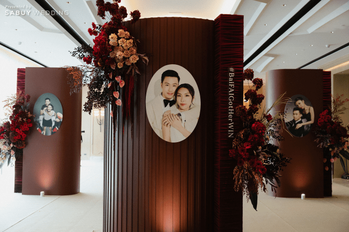  รีวิวงานแต่งธีม Burgundy Glam ครบทั้งพิธีจีน เลี้ยงฉลอง และปาร์ตี้สุดมันส์ by PaR Wedding Planner