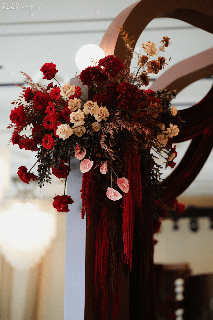  รีวิวงานแต่งธีม Burgundy Glam ครบทั้งพิธีจีน เลี้ยงฉลอง และปาร์ตี้สุดมันส์ by PaR Wedding Planner