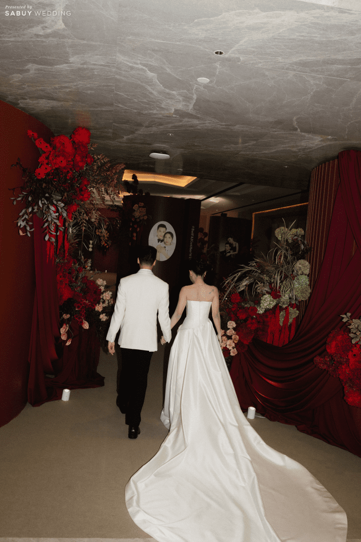  รีวิวงานแต่งธีม Burgundy Glam ครบทั้งพิธีจีน เลี้ยงฉลอง และปาร์ตี้สุดมันส์ by PaR Wedding Planner