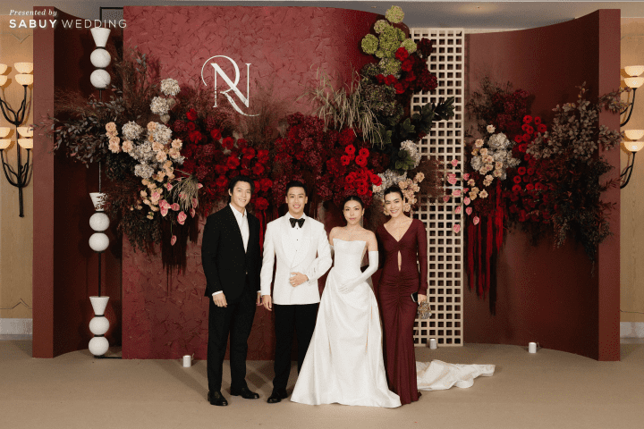  รีวิวงานแต่งธีม Burgundy Glam ครบทั้งพิธีจีน เลี้ยงฉลอง และปาร์ตี้สุดมันส์ by PaR Wedding Planner