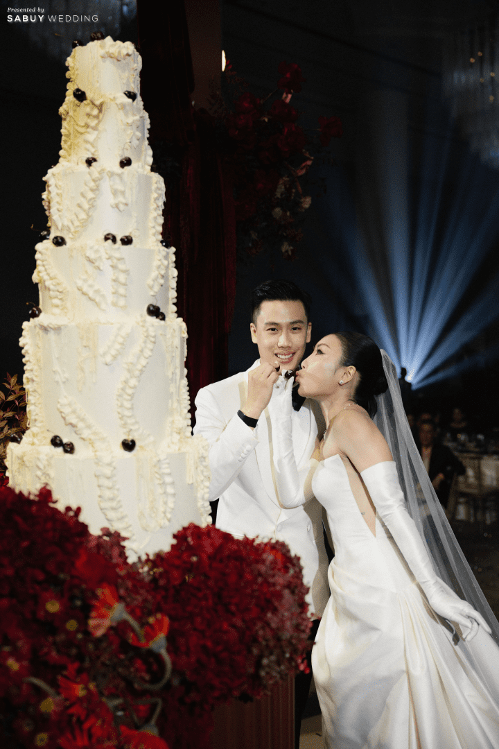  รีวิวงานแต่งธีม Burgundy Glam ครบทั้งพิธีจีน เลี้ยงฉลอง และปาร์ตี้สุดมันส์ by PaR Wedding Planner