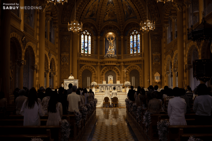  รีวิวงานแต่งชิลล์สบาย หมั้นจีน-พิธีมิสซาในโบสถ์-เลี้ยงฉลองเย็น ครบในวันเดียว @ Eastin Grand Hotel Sathorn