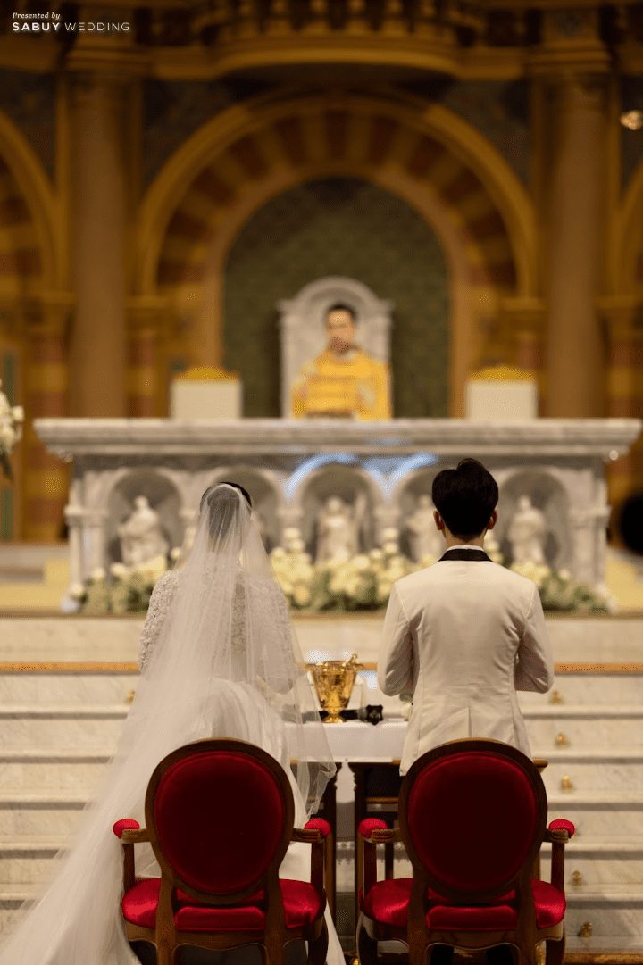  รีวิวงานแต่งชิลล์สบาย หมั้นจีน-พิธีมิสซาในโบสถ์-เลี้ยงฉลองเย็น ครบในวันเดียว @ Eastin Grand Hotel Sathorn