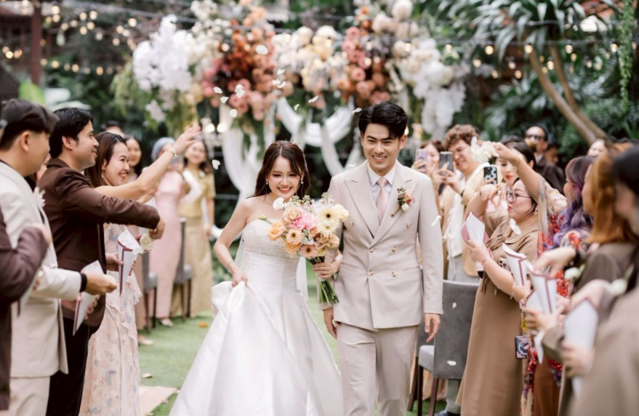  รีวิวงานแต่งในสวนสไตล์ Garden Art จากภาพวาดฝีมือเจ้าสาว @ Marriott Executive Apartments Sukhumvit Park Bangkok