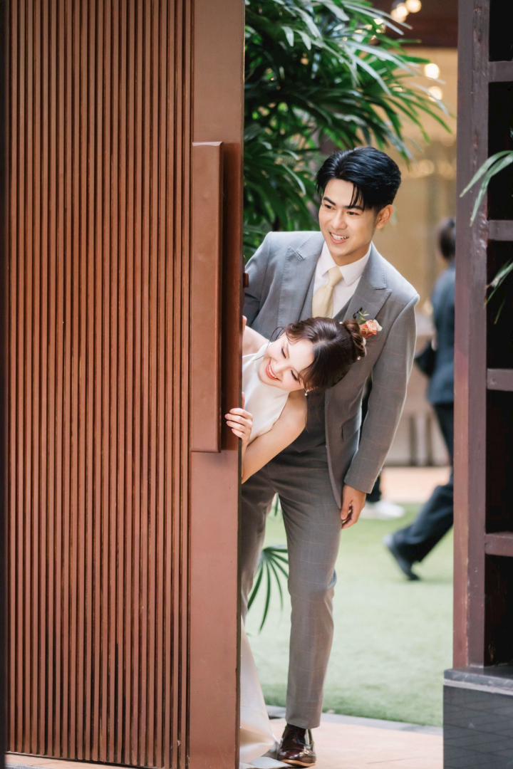  รีวิวงานแต่งในสวนสไตล์ Garden Art จากภาพวาดฝีมือเจ้าสาว @ Marriott Executive Apartments Sukhumvit Park Bangkok