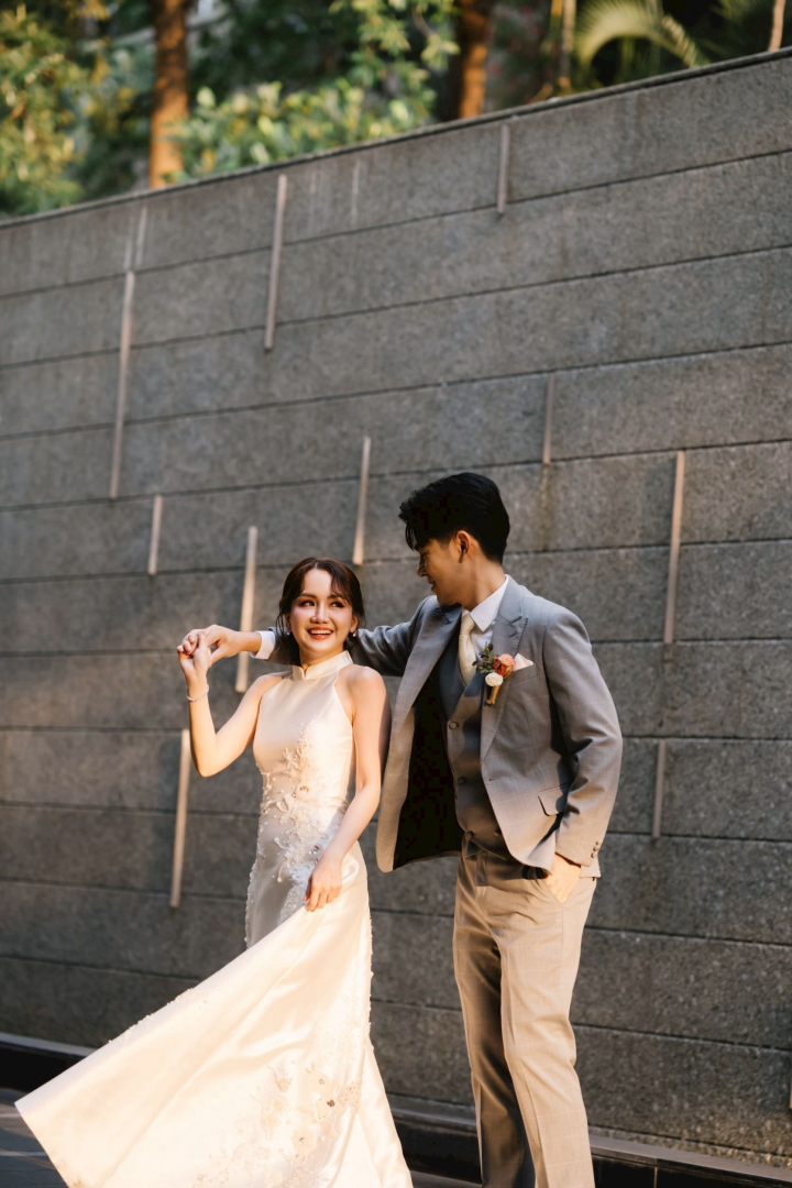  รีวิวงานแต่งในสวนสไตล์ Garden Art จากภาพวาดฝีมือเจ้าสาว @ Marriott Executive Apartments Sukhumvit Park Bangkok