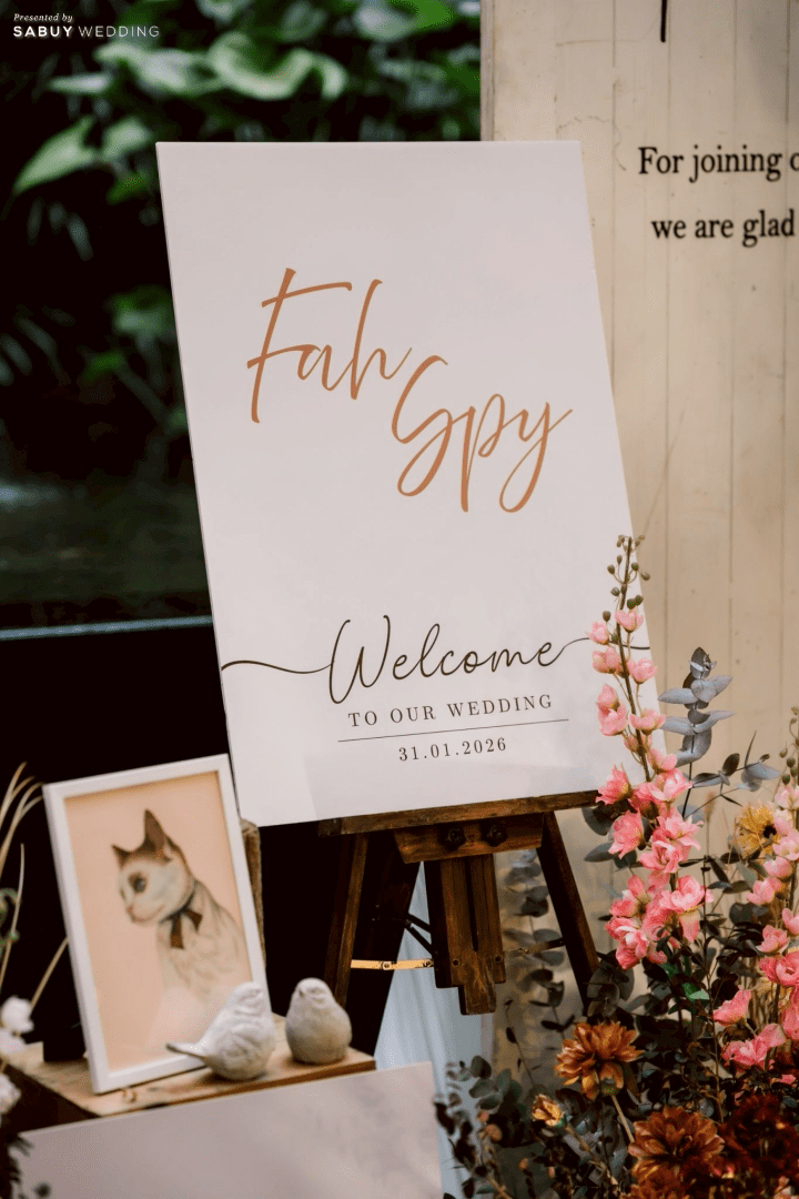  รีวิวงานแต่งในสวนสไตล์ Garden Art จากภาพวาดฝีมือเจ้าสาว @ Marriott Executive Apartments Sukhumvit Park Bangkok