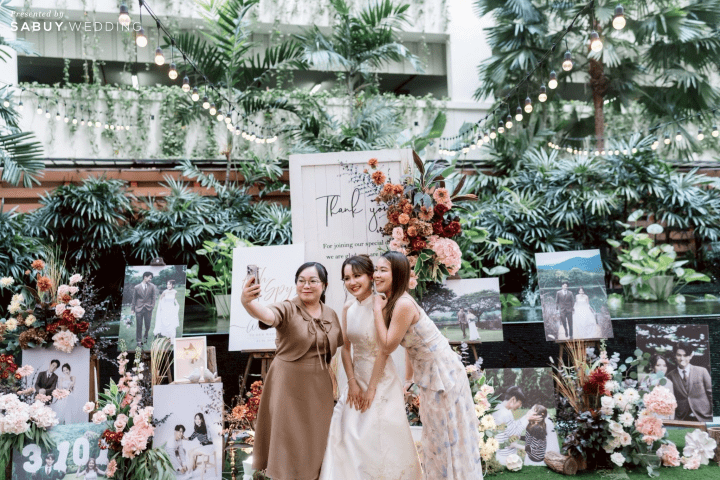  รีวิวงานแต่งในสวนสไตล์ Garden Art จากภาพวาดฝีมือเจ้าสาว @ Marriott Executive Apartments Sukhumvit Park Bangkok