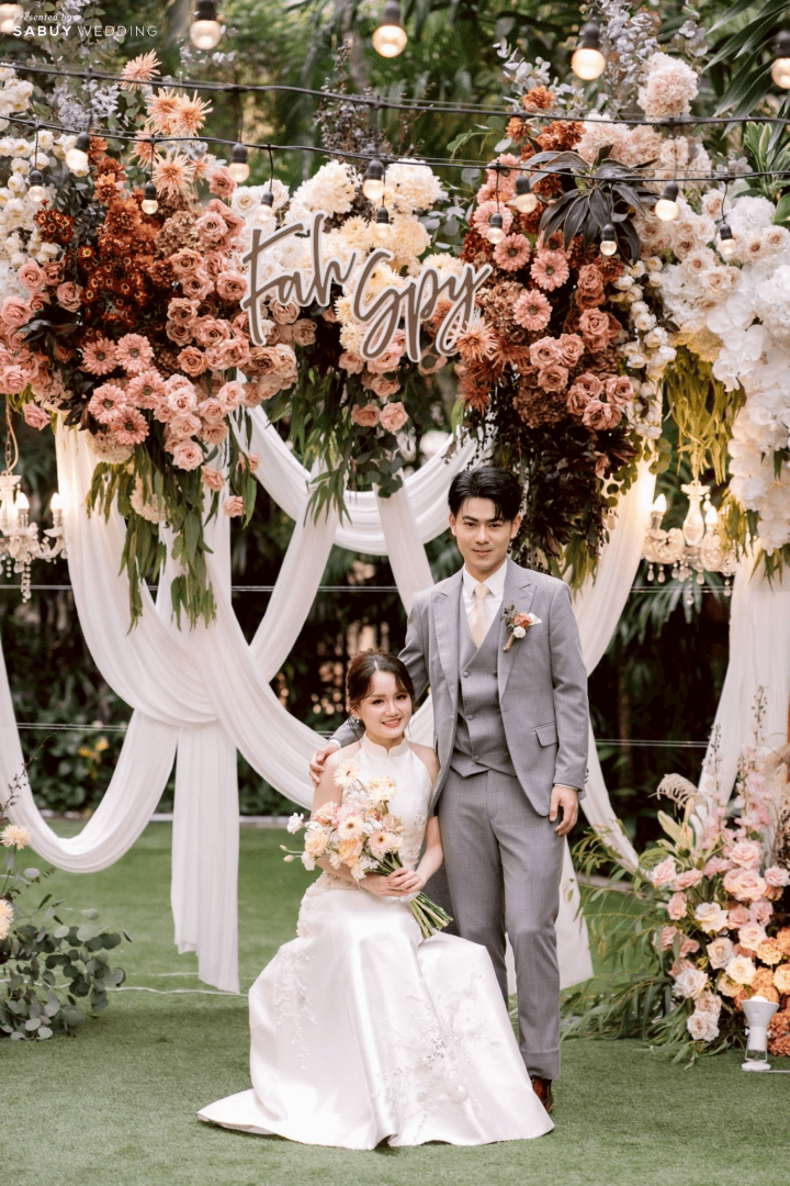  รีวิวงานแต่งในสวนสไตล์ Garden Art จากภาพวาดฝีมือเจ้าสาว @ Marriott Executive Apartments Sukhumvit Park Bangkok