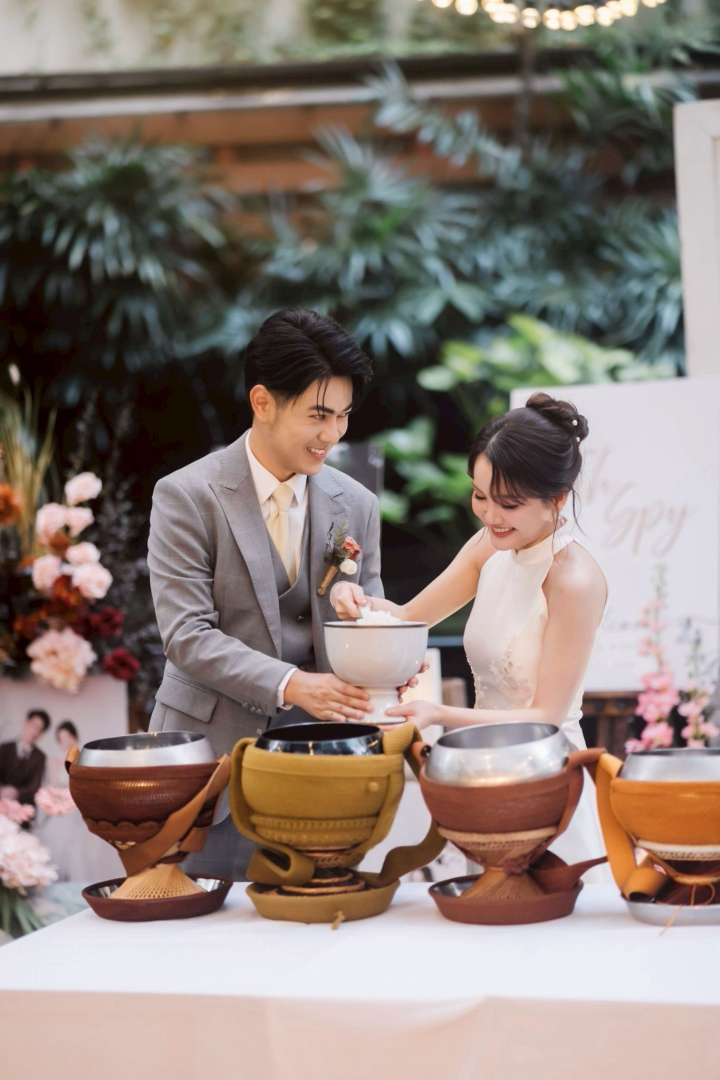  รีวิวงานแต่งในสวนสไตล์ Garden Art จากภาพวาดฝีมือเจ้าสาว @ Marriott Executive Apartments Sukhumvit Park Bangkok