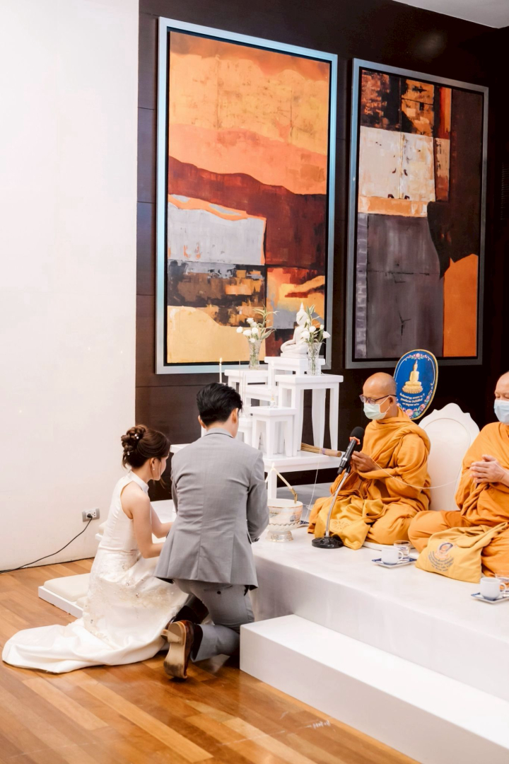  รีวิวงานแต่งในสวนสไตล์ Garden Art จากภาพวาดฝีมือเจ้าสาว @ Marriott Executive Apartments Sukhumvit Park Bangkok