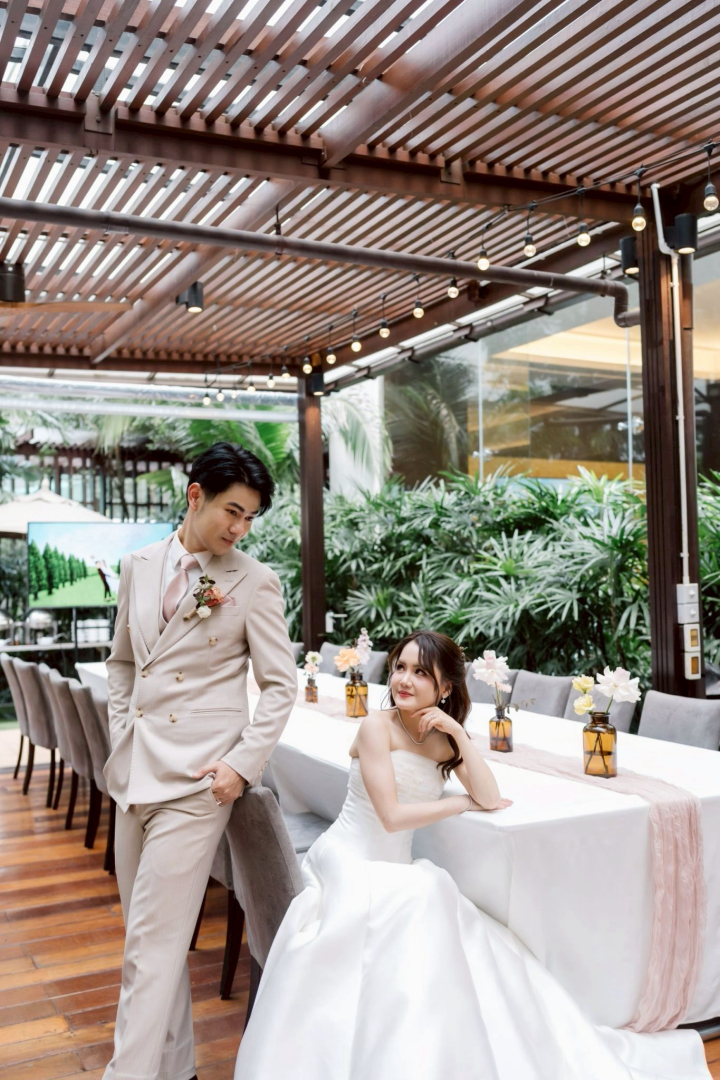  รีวิวงานแต่งในสวนสไตล์ Garden Art จากภาพวาดฝีมือเจ้าสาว @ Marriott Executive Apartments Sukhumvit Park Bangkok