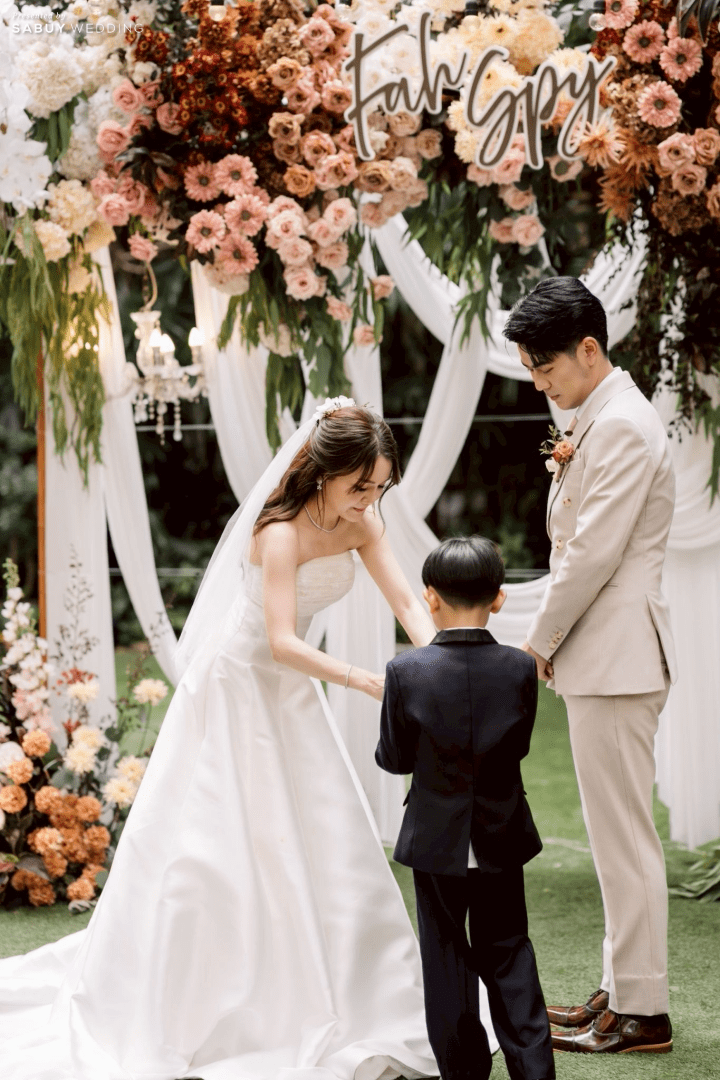  รีวิวงานแต่งในสวนสไตล์ Garden Art จากภาพวาดฝีมือเจ้าสาว @ Marriott Executive Apartments Sukhumvit Park Bangkok