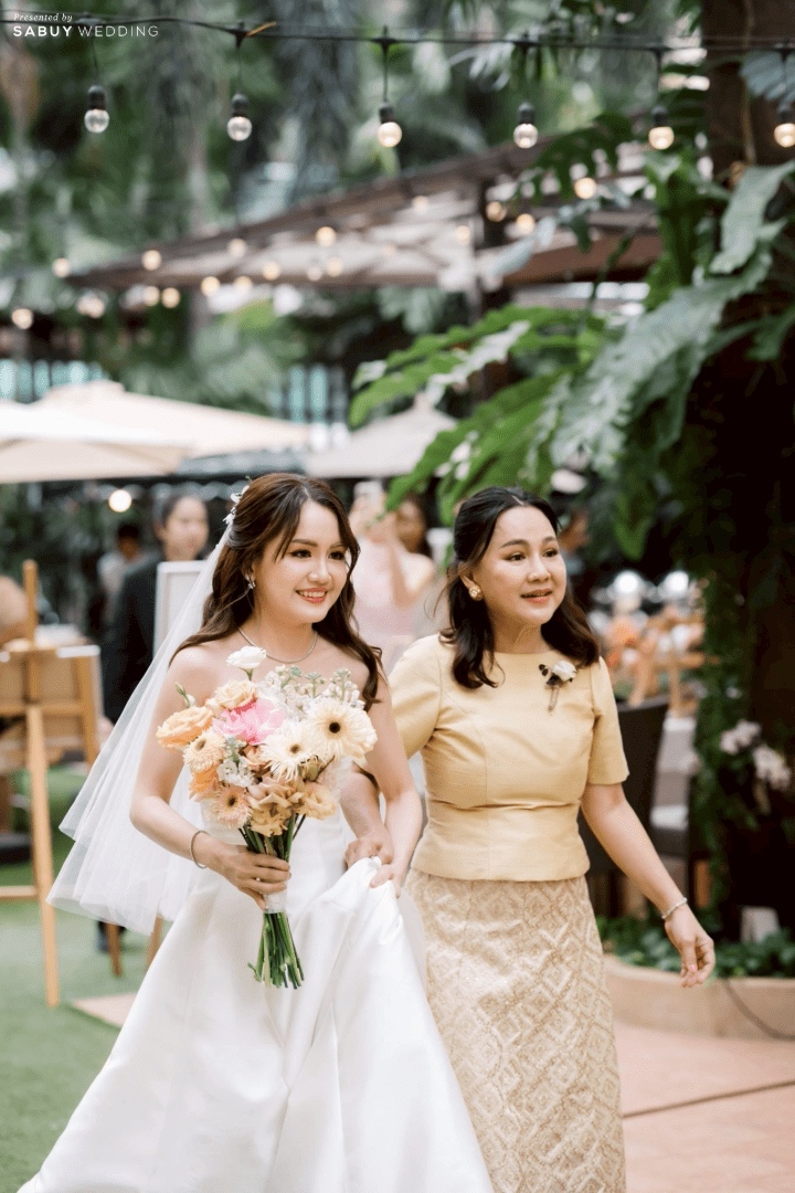  รีวิวงานแต่งในสวนสไตล์ Garden Art จากภาพวาดฝีมือเจ้าสาว @ Marriott Executive Apartments Sukhumvit Park Bangkok