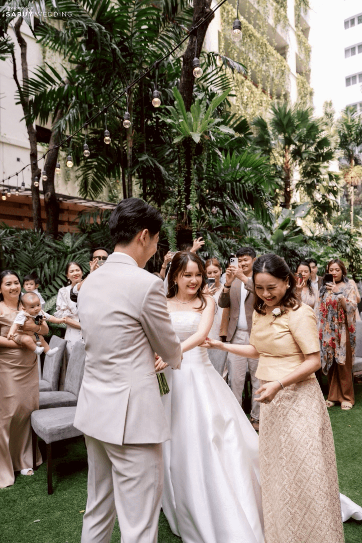  รีวิวงานแต่งในสวนสไตล์ Garden Art จากภาพวาดฝีมือเจ้าสาว @ Marriott Executive Apartments Sukhumvit Park Bangkok