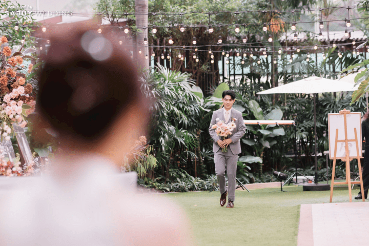  รีวิวงานแต่งในสวนสไตล์ Garden Art จากภาพวาดฝีมือเจ้าสาว @ Marriott Executive Apartments Sukhumvit Park Bangkok