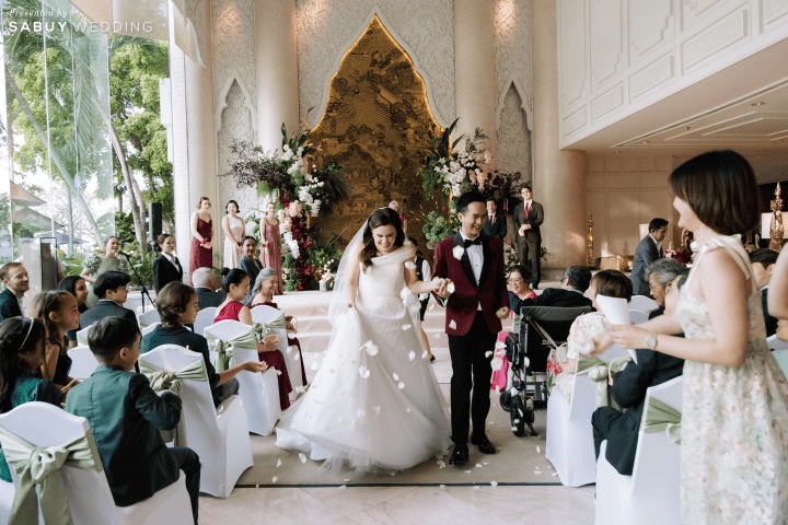  รีวิวงานแต่งสไตล์ Warm Elegance ของคู่รักไทย-อเมริกัน พร้อมวิวแม่น้ำเจ้าพระยาจาก Riverside Lounge @ Shangri-La Hotel, Bangkok