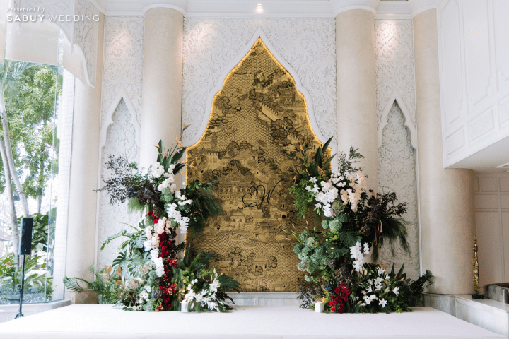  รีวิวงานแต่งสไตล์ Warm Elegance ของคู่รักไทย-อเมริกัน พร้อมวิวแม่น้ำเจ้าพระยาจาก Riverside Lounge @ Shangri-La Hotel, Bangkok