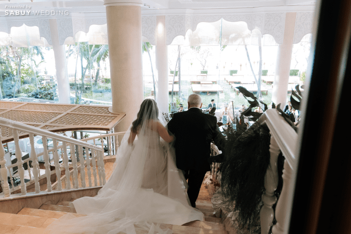  รีวิวงานแต่งสไตล์ Warm Elegance ของคู่รักไทย-อเมริกัน พร้อมวิวแม่น้ำเจ้าพระยาจาก Riverside Lounge @ Shangri-La Hotel, Bangkok